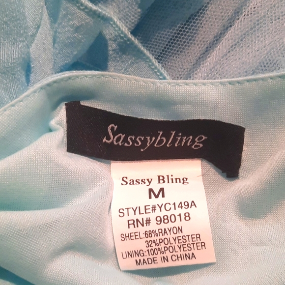 Powder Blue Relaxed Ruffled Tunic - Picture 9 of 9